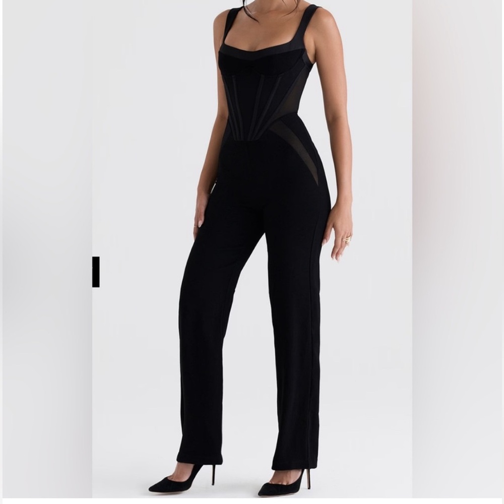 NWT RARE House OF CB Mylene corset jump suit